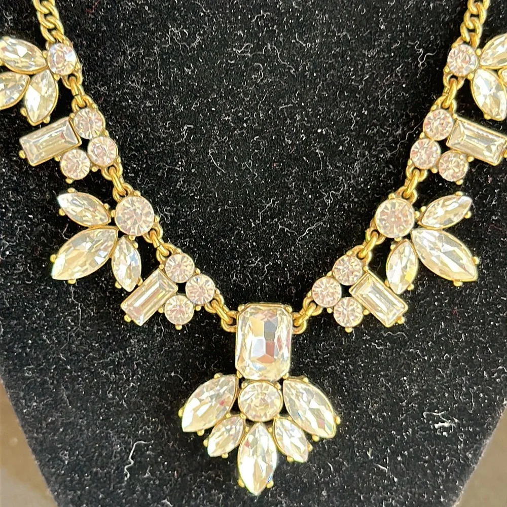 J.Crew Rhinestone Statement Necklace - Picture 6 of 10